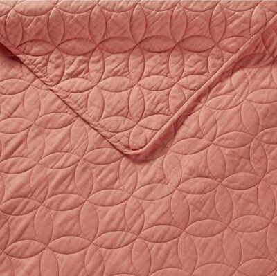 Juego de Edredón Colección Laura Ashley Felicity-100% Algodón, Reversible, Coral (WS83) Foto 1 de 4