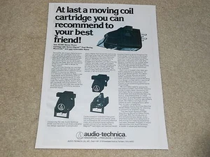 Anuncio de cartucho Audio Technica AT30E, 1977, 1 página, artículos, transformador AT630 - Imagen 1 de 1