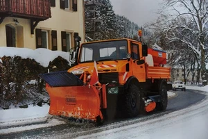 Große originale Werbefotografie Mercedes UNIMOG 70er Jahre 50x40cm! - Bild 1 von 3