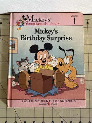 Mickey's Young Reader Library Book Hardcover Mickey's Birthday Surprise Vol 1: - Image 1 of 4