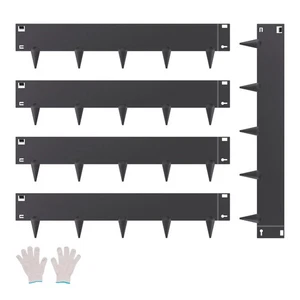  Landschaftskante aus Stahl, 5 Packungen 39 x 5 Zoll rostbeständig Metall Landschaftskante - Bild 1 von 2