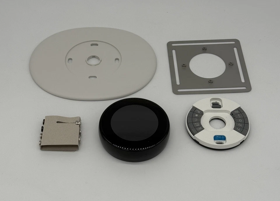 Google Nest Learning Thermostat Mirror Black 3rd Gen Mint Condition T3018US - Image 1 of 1