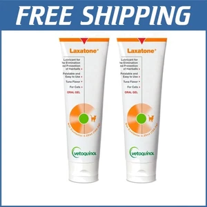Hairball Prevention and Elimination Gel for Cats – Laxatone Tuna Flavor, 2 Pack - Picture 1 of 8