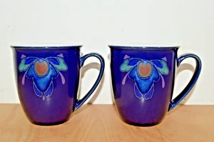 Denby Baroque - 2 x 10cm Tapered Straight Sided Tea / Coffee Mug (#C1) - Picture 1 of 6