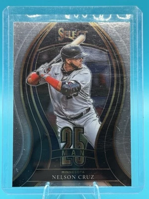 2021 Panini Select - 25-Man Nelson Cruz #25M-24 - Image 1 of 2