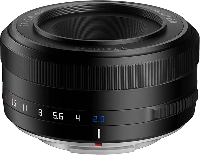 TTartisan APS-C AF 27mm F2.8 Autofokus-Objektiv für Fuji X Mount（schwarz） - Bild 1 von 4