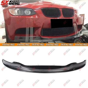 Glossy/Forged/Carbon Fiber Front Bumper Lip Body Kits Fit For BMW M3 E90 E92 E93 - Picture 1 of 21