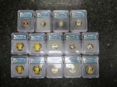 🌟 2007-S  Proof 14-Coin Set ICG PR69 GRADED - Image 1 of 4