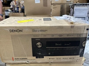 Denon AVR-X2800H 7.2 Ch Receiver 8K UHD Home Theater 95W X 7 - NEW SEAL OPEN - Picture 1 of 3