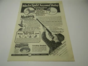 Vintage 1930 Marble Arms Gladstone Michigan Man Cave Print Ad 5G8F - Picture 1 of 4