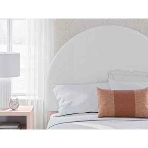 Wistenpine Pink Full Standard Upholstered Panel Headboard - Picture 1 of 3