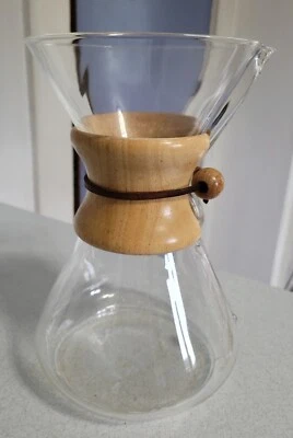 Cafetera de goteo de vidrio de Chemex 9" de alto Foto 1 de 4