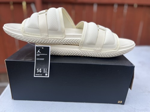 Nike Jordan Super Play Slide latte di cocco sesamo uomo DM1683 001 taglia 14