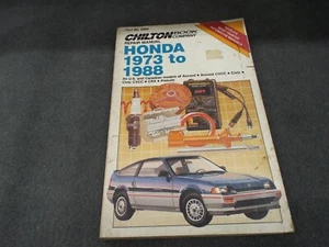 Repair/Shop Manual 73 75 79 80 81 87 88 Honda Accord CVCC Civic/CRX Prelude Book - Picture 1 of 21