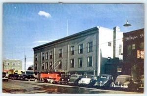 1940's NORDALE HOTEL ALASKA CLASSIC CARS STREET SCENE VINTAGE POSTCARD - Picture 1 of 2