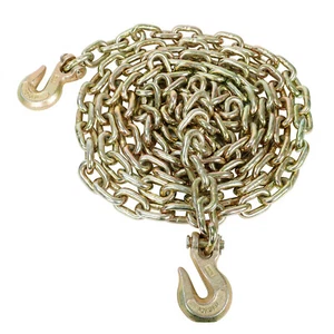 Truck Tie Down Binder Chains Flatbed Transport Chain Tow Chain 3/8" x 20' - Picture 1 of 18