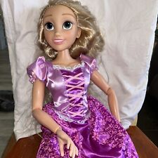 Disney Playdate Jakks Rapunzel Tangled Princess My Size 32” Tall Poseable Doll