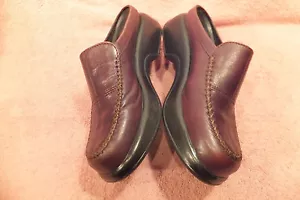 Dansko Cordovan Leather Clog Slipon Nursing Professional Shoes EU 38M Quite Good - Picture 1 of 7