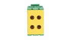 Connecteur pour rail 2 voies ZJUN-2x35 PE jaune-vert R34RR-07020001983 /T2FR
