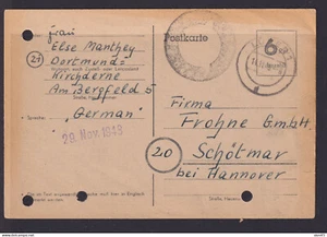 Germany 1945 Luben1 Military Post card Mute cancel 15303 - Picture 1 of 2