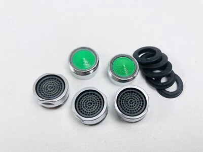 Spar Perlator Set 5 Stück Wasser Strahl Regler Sieb M24 inChrom - Bild 1 von 3