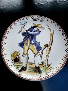 antiker großer Sammlerteller von C. Bassano Handgemalt - Picture 1 of 6