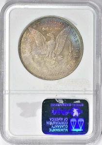 1887 Morgan Silver Dollar NGC MS64 (Toned) 169655-053 - Picture 1 of 2