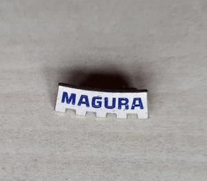 Vintage MAGURA Bicycle Components pin badge Cycling Bike Logo - Picture 1 of 2