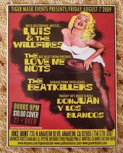 The Zeros & West Coast Garage Punk Rock Juke Joint Anaheim Konzert Handzettel - Bild 1 von 2