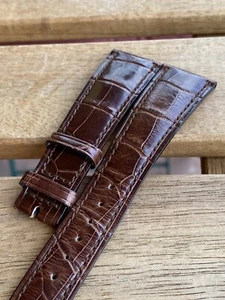Patek Philippe Original Strap Brown 21 mm Vintage Watch - Imagen 1 de 10