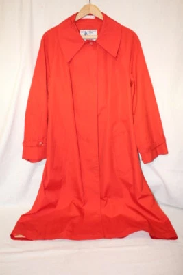 Gabardina de colección MISTY HARBOR roja "Mariner II" para mujer talla 14 regular EE. UU.-B121 Foto 1 de 4