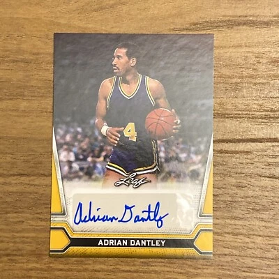 2021 Leaf Basketball Adrian Dantley #BA-AD1 Autograph Jazz - Image 1 of 2