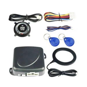 Car Engine Push Button RFID Lock Ignition Keyles Entry Starter Anti-Theft System - Picture 1 of 8