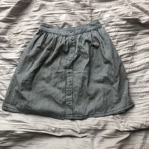 Mossimo | railroad stripe Front button up skirt Women’s XS/TP - Picture 1 of 4