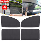 4x Car Side Front Rear Window Sun Shade Cover Magnetic Mesh Shield UV Protection