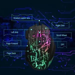 RGB USB Gaming Mouse - Picture 1 of 7