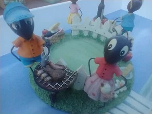 ๐ฅ Yankee Candle Jar Holder Ants Picnic Barbecue Wine Bottle ๐ฅ Very Nice ๐ฅ - Picture 1 of 14