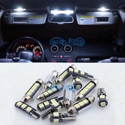 Kit de paquete de luces LED interiores Canbus 16X blancas para Audi A4 B8 Avant 2009-2016 Foto 1 de 4