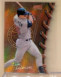 1998 Topps Stadium Club TRIUMVIRATE LUMINESCENT #T17A Tim Salmon REFRACTOR - Picture 1 of 2
