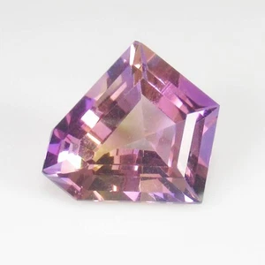6.47 Ct Natural Top Luster Purple Bi-Color Ametrine Fancy Cut,Brazil-2157 - Picture 1 of 3