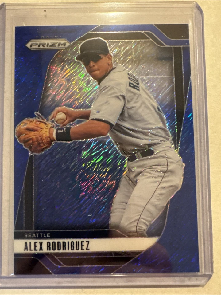 2025 Panini Prizm Alex Rodriguez /15 Blue Shimmer Prizm FOTL Mariners - Image 1 of 2