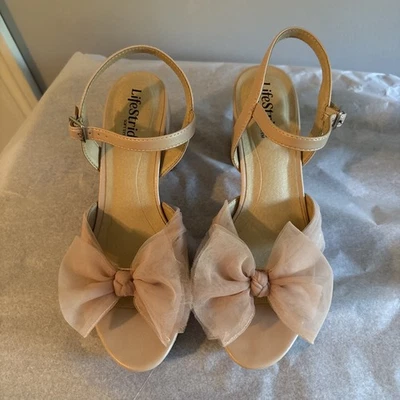 Sandalia de vestir LifeStride Last Dance plataforma para mujer talla 8 M rosa rubor en caja Foto 1 de 4