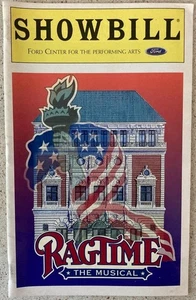 Ragtime Playbill Brian Stokes Mitchell Marin Mazzie Lea Michele Mark Jacoby 1998 - Picture 1 of 1