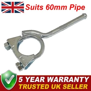 Universal Exhaust Repair Hanger Clamp Hanging Bracket - to suit 60mm Pipe UK - Picture 1 of 1