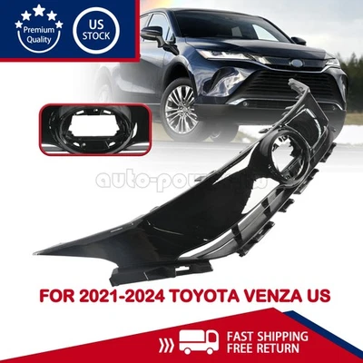 NEW Front Upper Grille For 2021 2022 2023 2024 Toyota Venza 53101-48B61 - Image 1 of 4