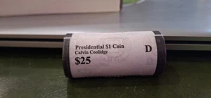 2014-D 25 $ Calvin Coolidge Presidential Dollar Rolle! von 2014 - Bild 1 von 1