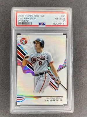 2024 Topps Pristine Cal Ripken Jr. #35 PSA 10 HOF Orioles POP 1 Foto 1 de 2