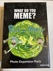 Rick and Morty ¿QUÉ MEMES? Paquete de expansión de fotos ¡Nuevo sellado de fábrica! - Imagen 1 de 3