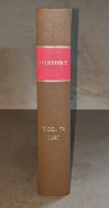 The History Journal Volume 72: 1987 - Bound Set - Picture 1 of 3