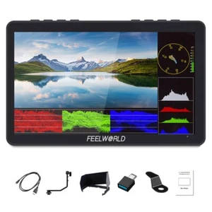 FEELWORLD F5 PRO V4 6 inch DSLR Camera Field Monitor Touch Screen 4K HDMI 3D LUT - Picture 1 of 12